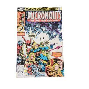 Marvel Micronauts #15 1980 Comic Book Collector Bagged Boarded